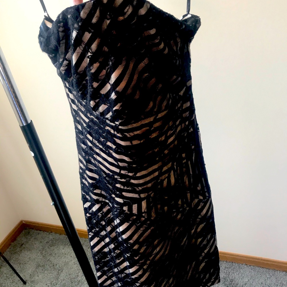 Strapless bodycon dress